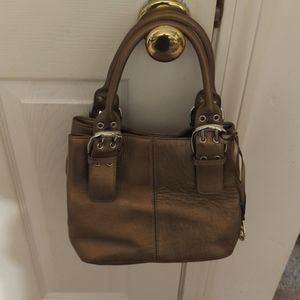 Tignanello Purse pebble bronze